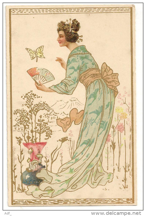 Y@ RARE FEMME ART NOUVEAU - Non Classés