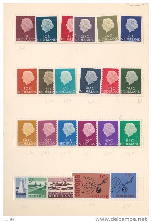 PAYS BAS PETITE COLLECTION NEUF SANS CHARNIERE - Collections