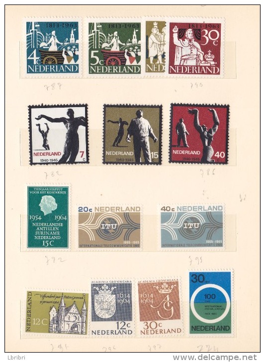 PAYS BAS PETITE COLLECTION NEUF SANS CHARNIERE - Collections