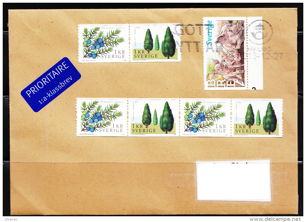 Sweden Modern Cover To Serbia - Storia Postale