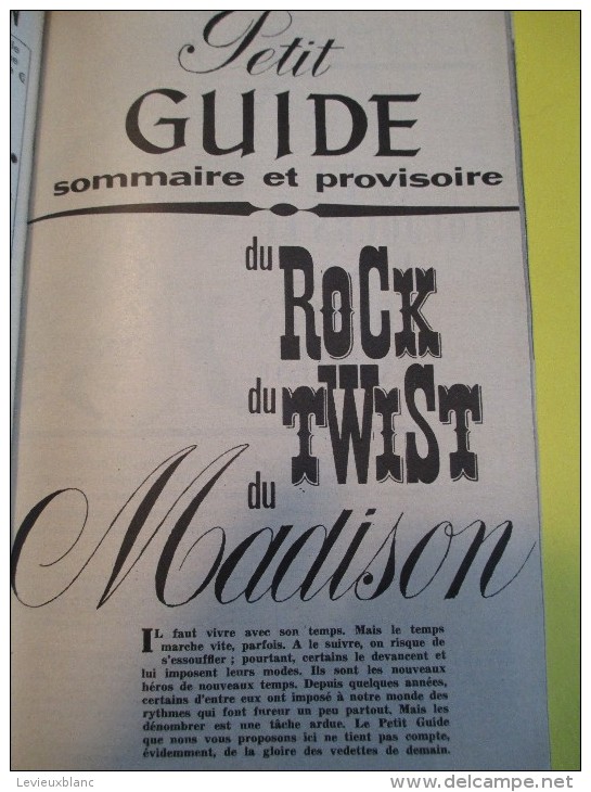 Almanach/ Radio Tele LUXEMBOURG / RTL/ Guide du Twist du Rock et du Madison/ Françoise Hardy/1964   CAL155