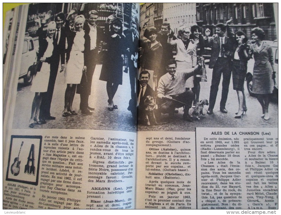 Almanach/ Radio Tele LUXEMBOURG / RTL/ Guide du Twist du Rock et du Madison/ Françoise Hardy/1964   CAL155