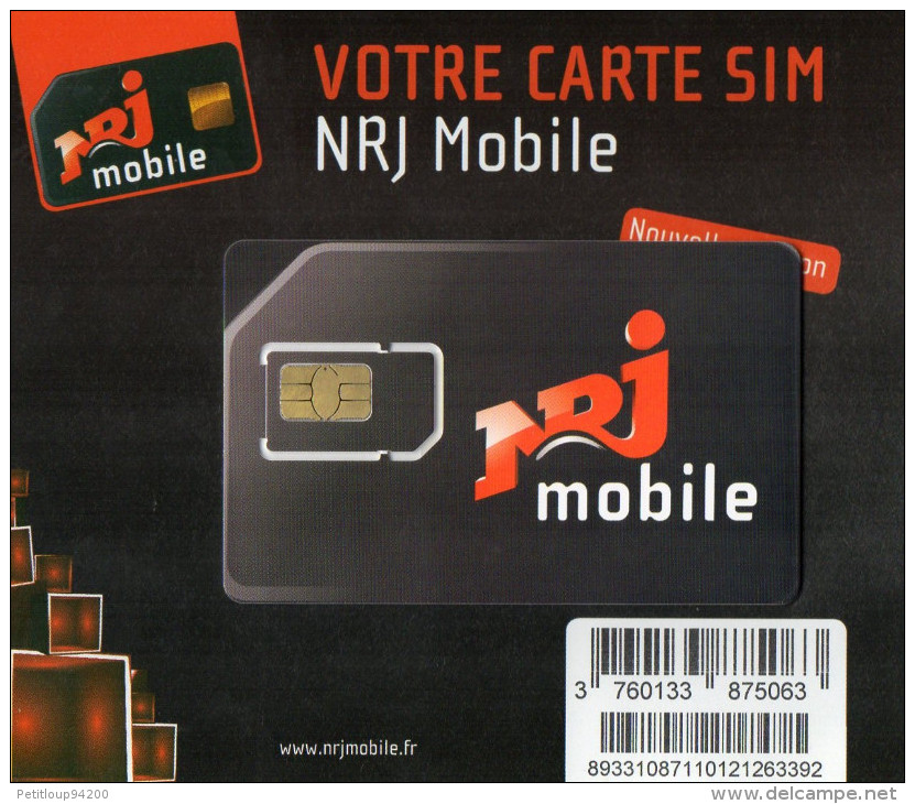 CARTE  GSM/ SIM    NRJ  Mobile - Mobicartes (GSM/SIM)