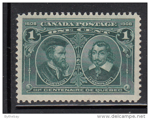 Canada MNH Scot #97 1c Cartier And Champlain - Quebec Tercentenary - Neufs