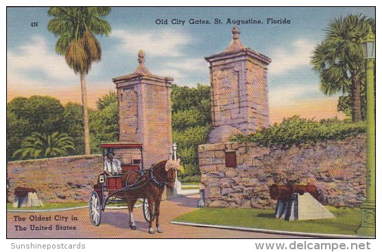 Old City Gates Saint Augustine Florida - St Augustine