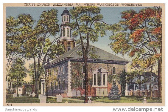 Christ Church Where Washington Worshipped Alexandria Virginia - Alexandria