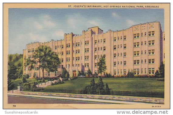 Saint Josephs Infirmary Hot Springs National Park Arkansas - Hot Springs