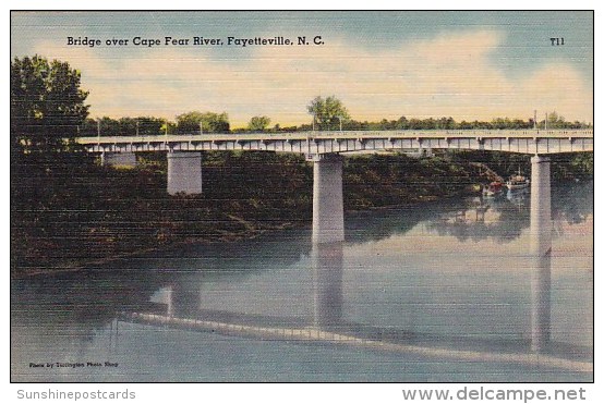 Bridge Over Cape Fear River Fayetteville North Carolina - Fayetteville