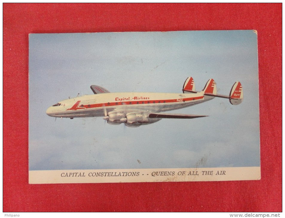 Capital Constellations Capital Airlines  Not Mailed   Ref 1312 - 1946-....: Ere Moderne