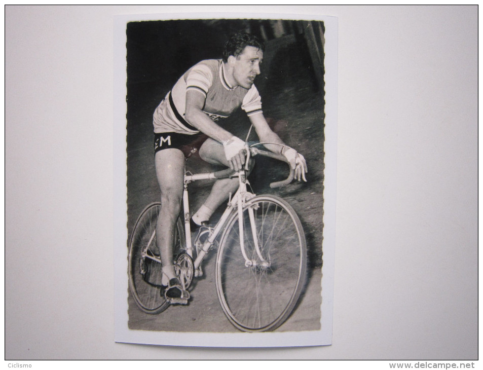 CYCLISME CICLISMO RADSPORT WIELRENNEN : Roger RIVIERE En Maillot GEM. CLM Carte Miroir Sprint NB  Reproduction - Cyclisme