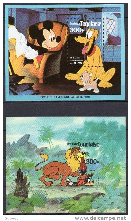 Togo - Disney - 1980 - Yvert N° 999 à 1007 ** + BF 143 & BF 144 ** - Disney