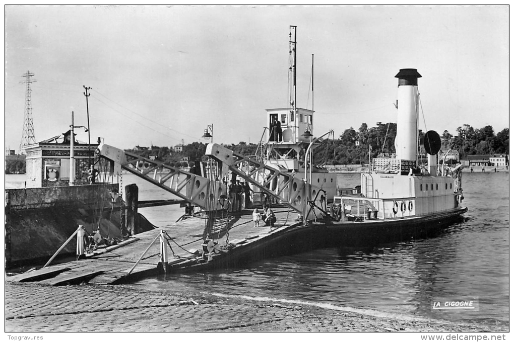 76 NOTRE-DAME-DE-GRAVENCHON LE BAC FERRY-BOAT - LA CIGOGNE - Altri & Non Classificati