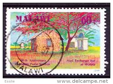 Malawi - 1991 - Centenary Of Malawi Postal Services - Mail Exchange Hut, Walala - Malawi (1964-...)