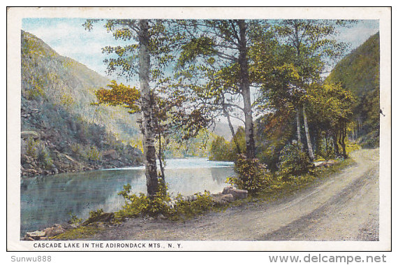 Cascade Lake In The Adirondack Mts (stamp) - Autres & Non Classés