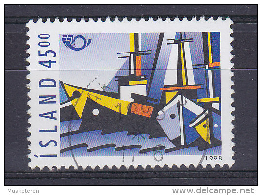 Iceland 1998 Mi. 885    45.00 Kr NORDEN : Seefahrt Segelschiffe - Gebraucht