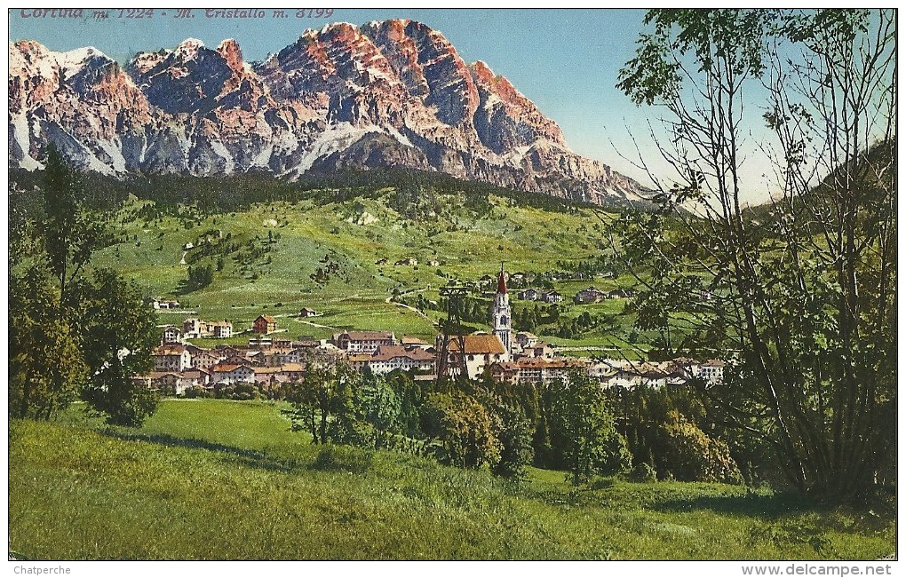 CORTINA ITALIE MONT CRISTALLO EDIT. GHEDINA ECRITE CIRCULEE  ?? - Altri & Non Classificati