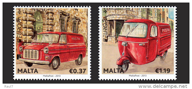 Malta - 2013 - Véhicules Postaux, Europa 2013 - 2val Neuf // Mnh - 2013