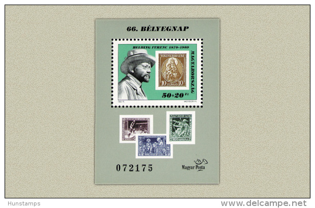 Hungary 1993. Stampday Sheet MNH (**) Michel: Block 227 / 3.50 EUR - Nuovi