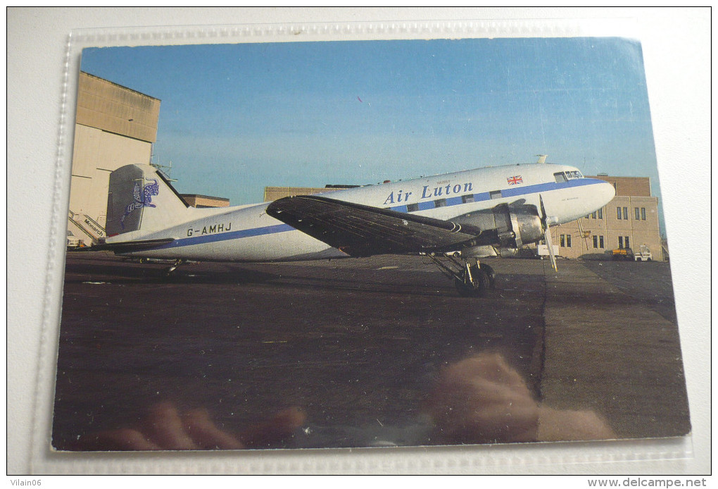 DC 3    AIR LUTON   G AMHJ - 1946-....: Moderne