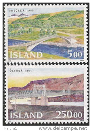 Iceland 1992 MNH/**/postfris/postfrisch Michelnr. 768-769 - Unused Stamps