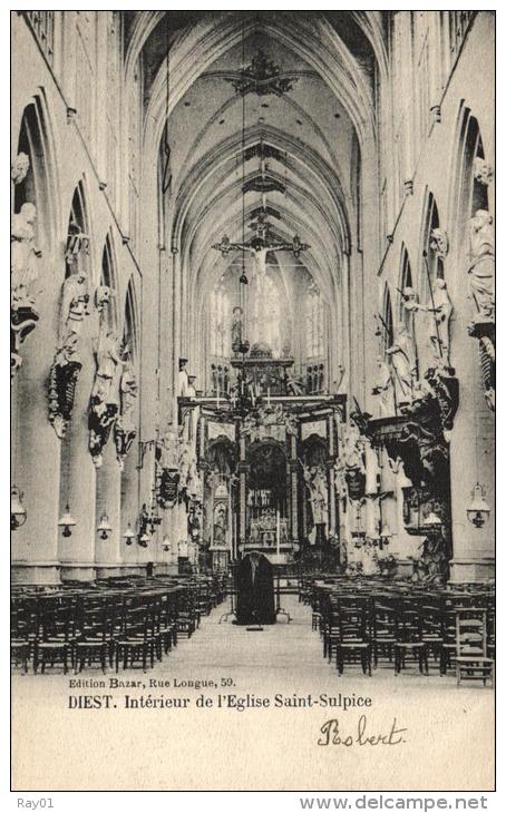 BELGIQUE - BRABANT FLAMAND - DIEST - Intérieur De L'Eglise Saint-Sulpice. - Diest