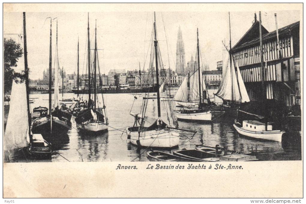 BELGIQUE - ANVERS - ANTWERPEN - Le Bassin Des Yachts à Ste-Anne. - Antwerpen