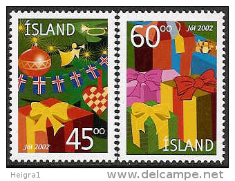 Iceland 2002 MNH/**/postfris/postfrisch Michelnr. 1024-1025 - Unused Stamps