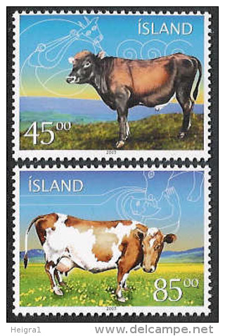 Iceland 2003 MNH/**/postfris/postfrisch Michelnr. 1030-1031 - Ongebruikt