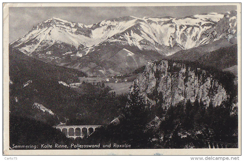 Autriche - Semmering / Panorama / Postal Mark 1936 - Semmering