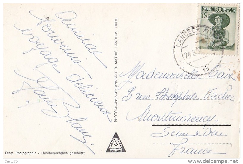 Autriche - Landeck / Panorama /  Postal Mark - Landeck