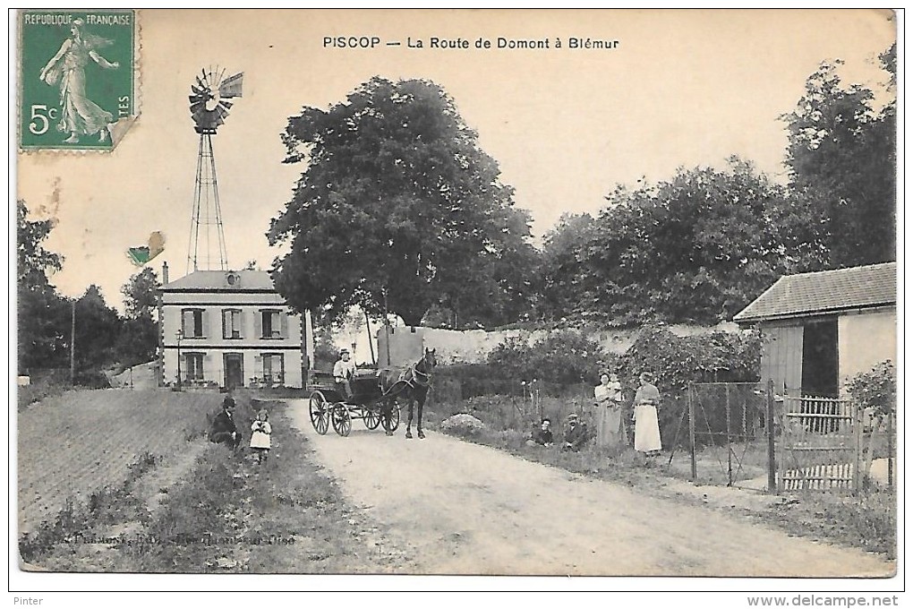 PISCOP - La Route De Domont à Blémur - Pontcelles