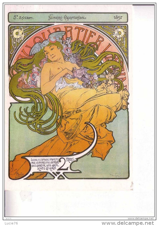 Afons MUCHA AU QUARTIER LATIN -  D´après  5è Année - Numéro Exceptiionnel -   1897 - - Mucha, Alphonse