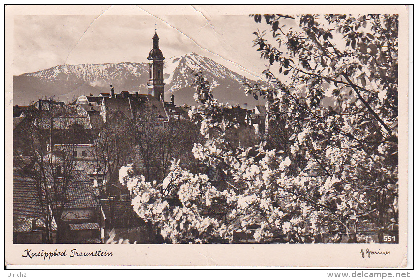 AK Traunstein - Kneippbad - 1939 (3903) - Traunstein