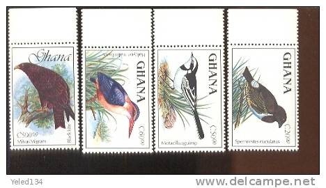 GHANA   1148-55 ; MINT NEVER HINGED SET OF STAMPS OF BIRDS - Other & Unclassified