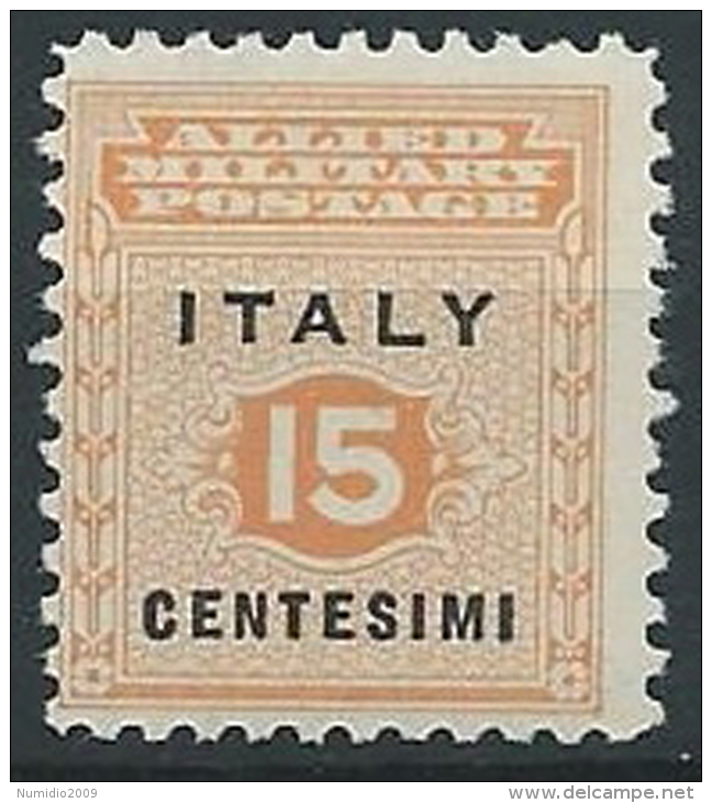 1943 OCCUPAZIONE ANGLO AMERICANA SICILIA 15 CENT MNH ** - ED221-3 - Occ. Anglo-américaine: Sicile