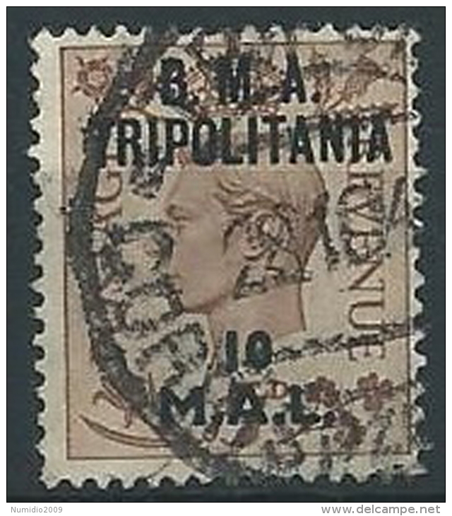 1948 OCCUPAZIONE INGLESE TRIPOLITANIA USATO BMA 10 MAL - ED237 - Tripolitaine