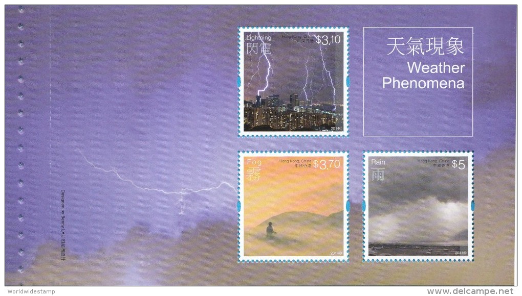 Hong Kong China Prestige Stamp Booklet: 2014 Weather Phenomena HK132793 - Carnets