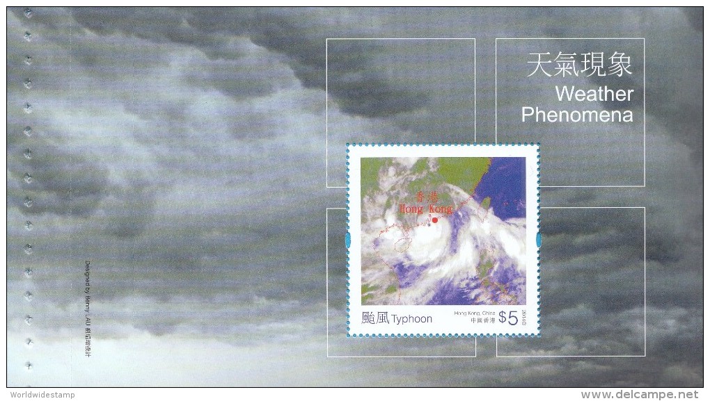 Hong Kong China Prestige Stamp Booklet: 2014 Weather Phenomena HK132793 - Postzegelboekjes