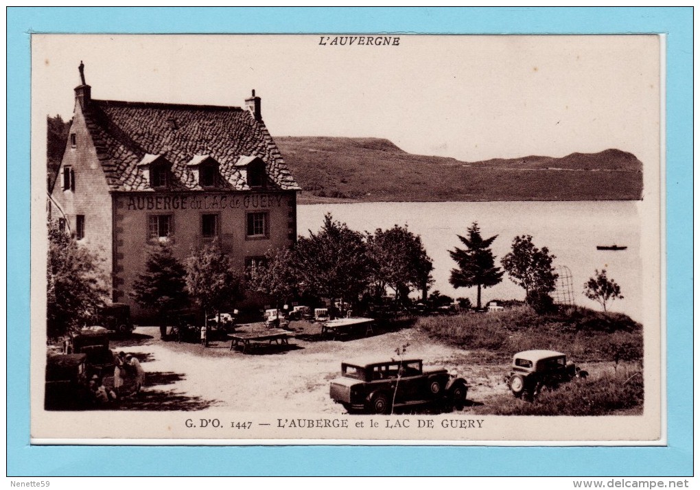 63 LE MONT DORE - L´Auberge Et Le Lac De GUERY + Animation + Anciennes Autos - Sonstige & Ohne Zuordnung