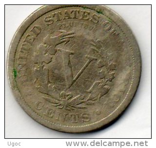 - UNITED STATES - 5 CENTS  1895 - 131 - Other - America