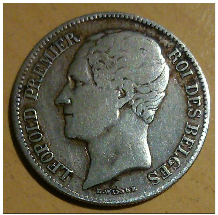 1 FRANC LOEPOLD 1er 1849 - 1 Franc