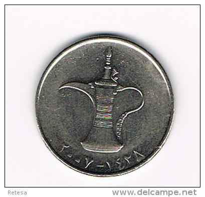 UNITED ARAB EMIRATES  1 DIRHAM 2007  REDUCED  SIZE - Emirats Arabes Unis