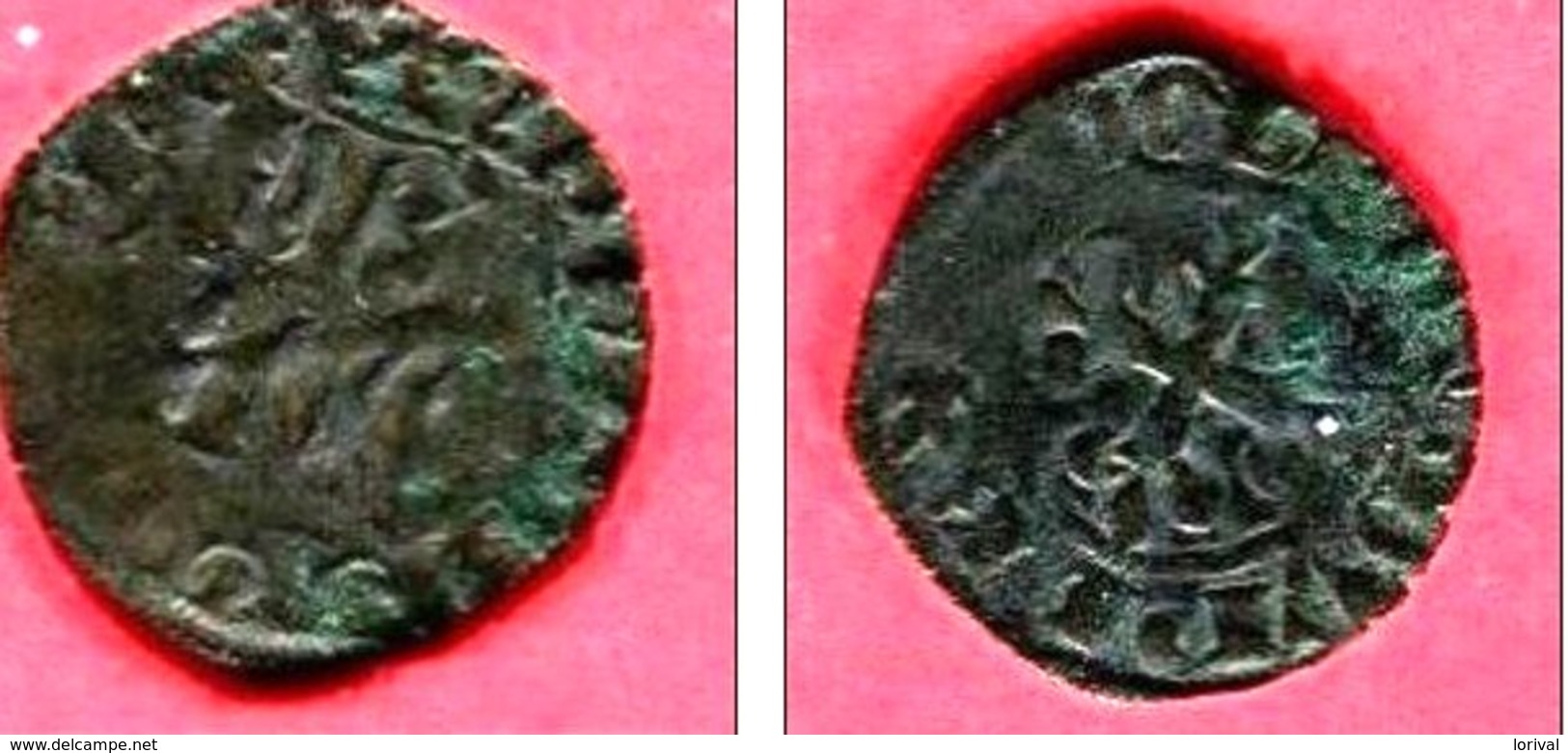 DENIER FRANCO CI 313  TB 28 - 1328-1350 Philip VI The Forunate