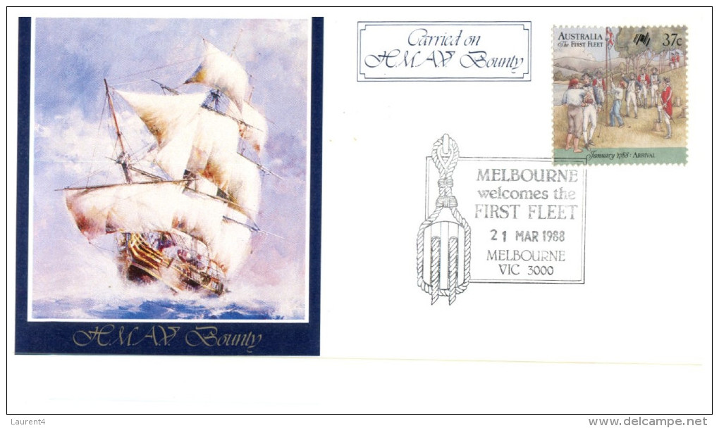 (PH 484) Australia - 1988 - Melbourne Welcomed The 1st Fleet (3 Covers) - Altri & Non Classificati