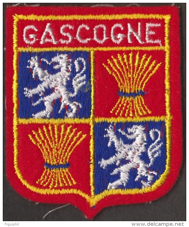 BEAU ÉCUSSON BRODE GASCOGNE - Scudetti In Tela