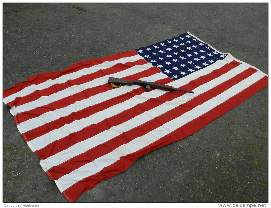 1944--2014 : SUPERBE DRAPEAU U.S.A. 48 ETOILES 39 - 45  !!!!!!!!!!! . ............ - Drapeaux