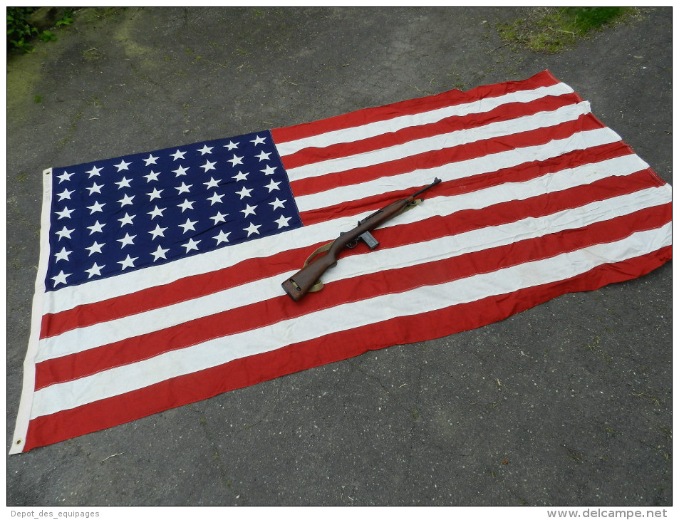 1944--2014 : SUPERBE DRAPEAU U.S.A. 48 ETOILES 39 - 45  !!!!!!!!!!! . ............