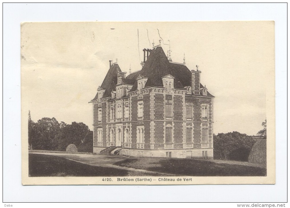 Brulon. Chateau De Vert. - Brulon
