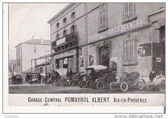 AIX EN PROVENCE GARAGE CENTRAL POMAYROL ALBERT (BEAU PLAN AVEC AUTOS GAREES) - Aix En Provence