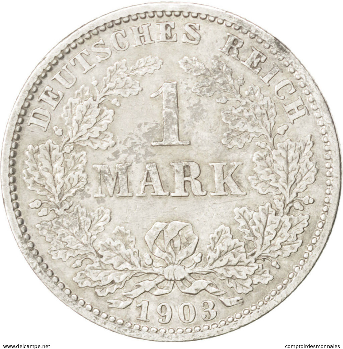 Monnaie, GERMANY - EMPIRE, Wilhelm II, Mark, 1903, Muldenhütten, TTB, Argent - 1 Mark